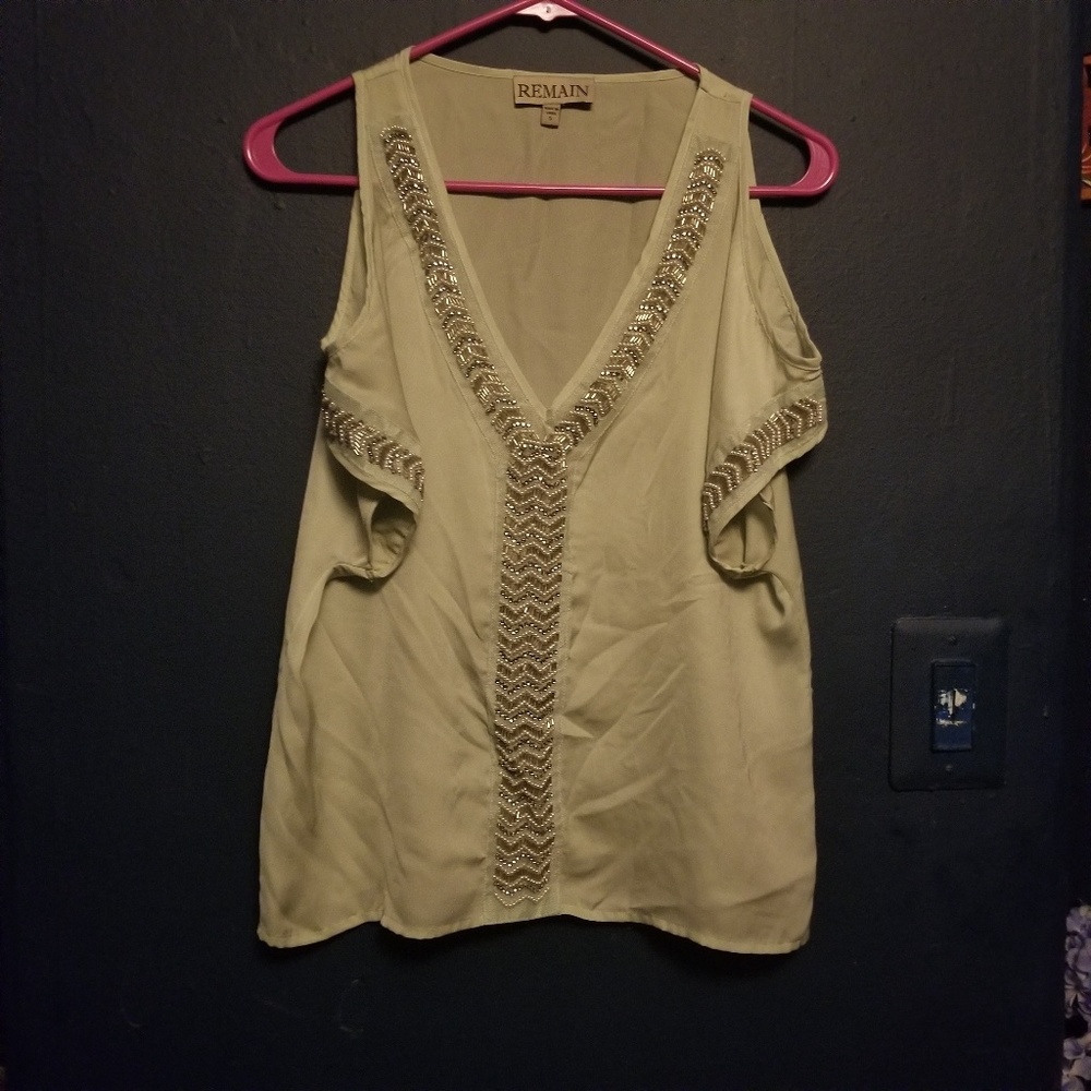 Open Shoulder Remain Blouse